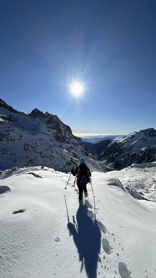Randonnée Raquettes Mercantour Cime du Guilié